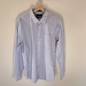 Nordstrom blue plaid shirt